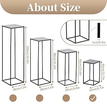 Amazon.com: Sziqiqi Wedding Centerpieces Vase for Tables